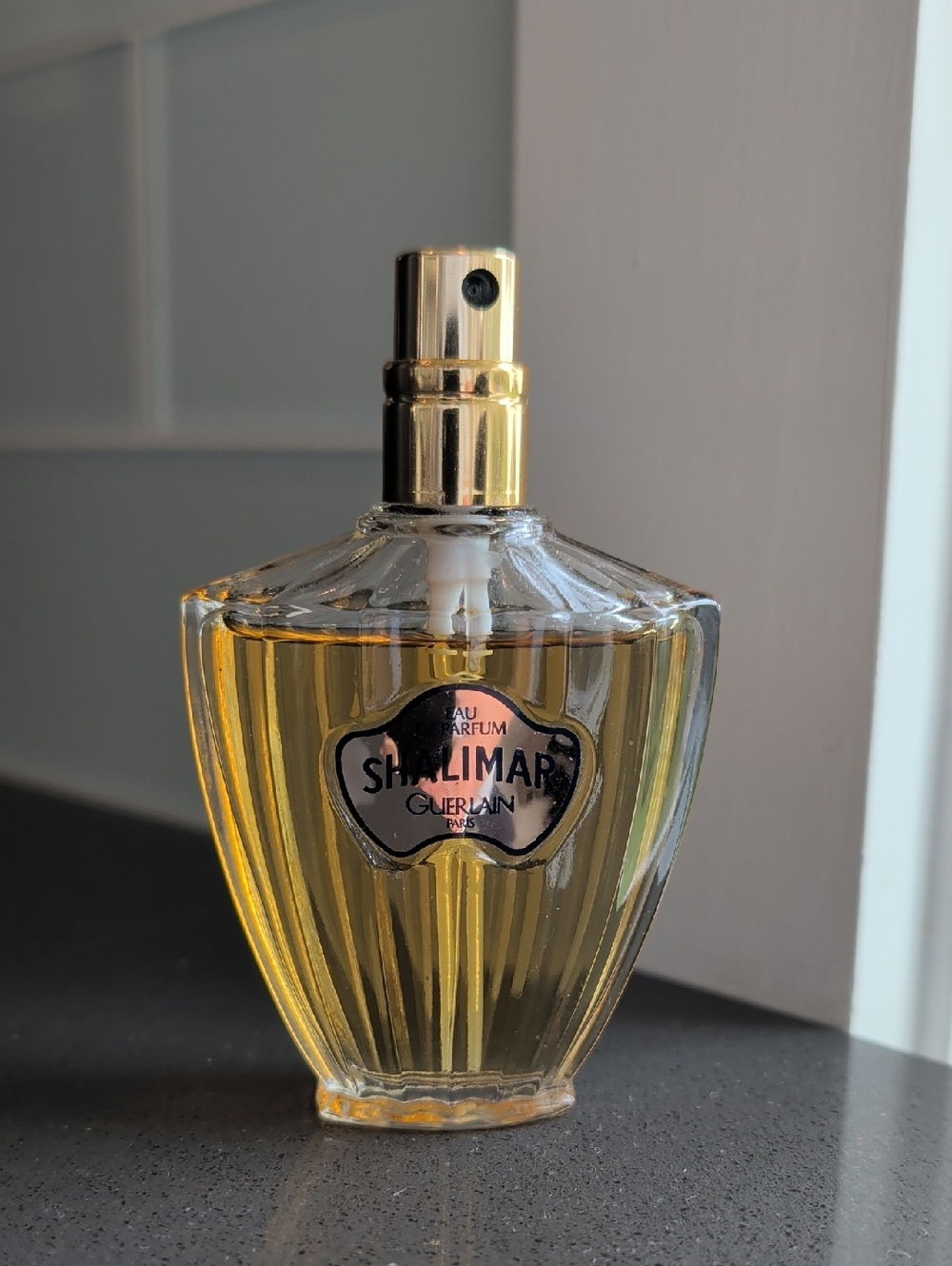Shalimar Guerlain Paris Natural Spray 1oz As Shown Missing Cap